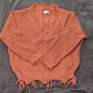 Women's Rust Sweater